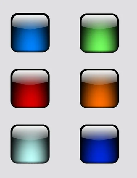 Boutons lumineux — Image vectorielle