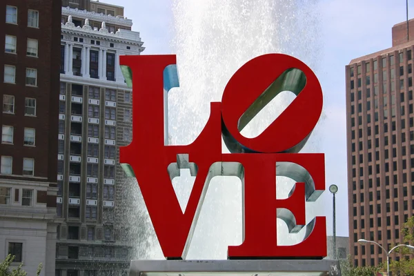 Love Park, Filadelfia Imágenes de stock libres de derechos