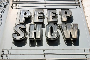 Peep Show Sign clipart