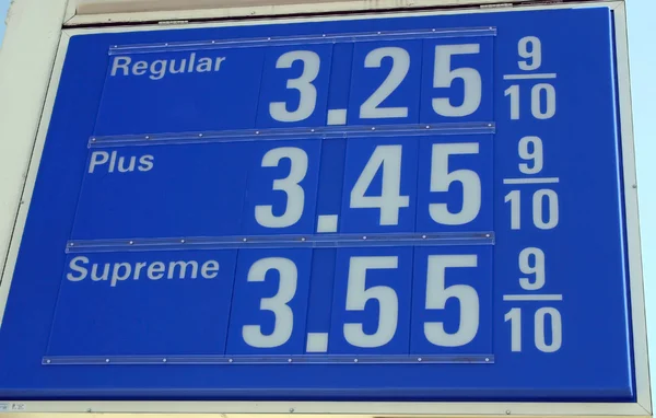 stock image Gas Station Sign