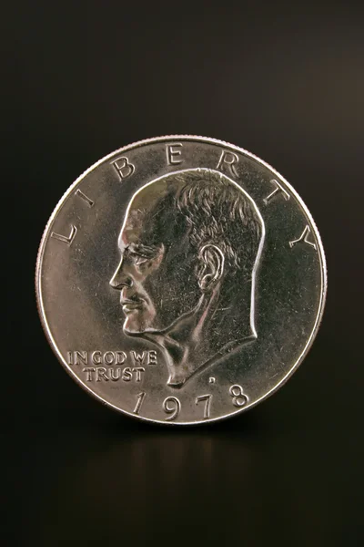 Un dollaro d'argento — Foto Stock