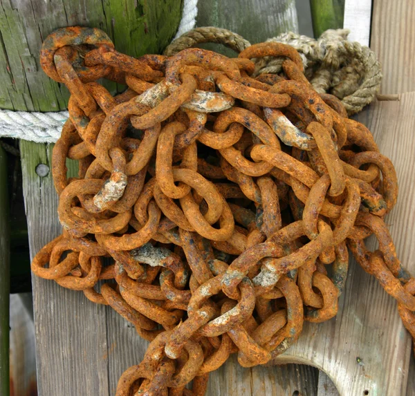 さびた鎖 — ストック写真