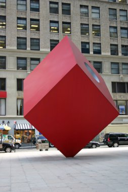 Red Cube clipart
