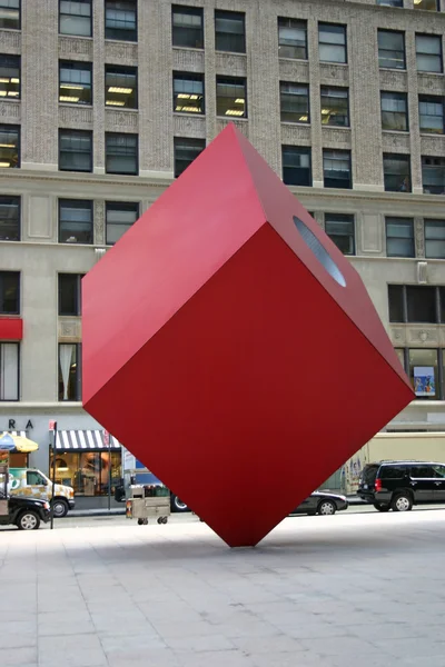 Red Cube — Stock Photo, Image