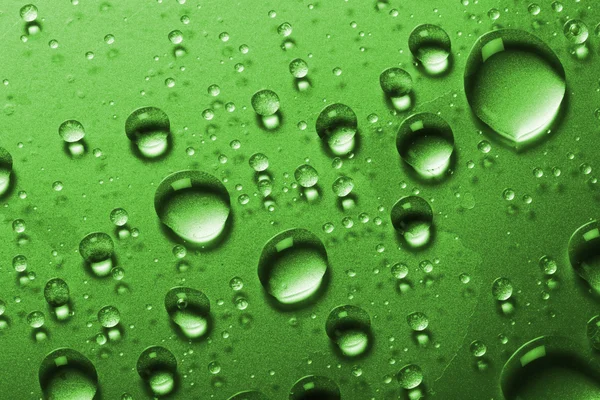 stock image Water drops on a glass surface