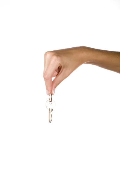 Hand holding keys — Stock Photo, Image