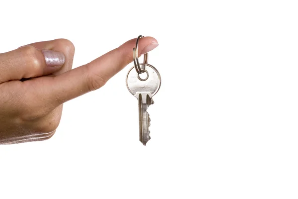 Hand holding keys — Stock Photo, Image