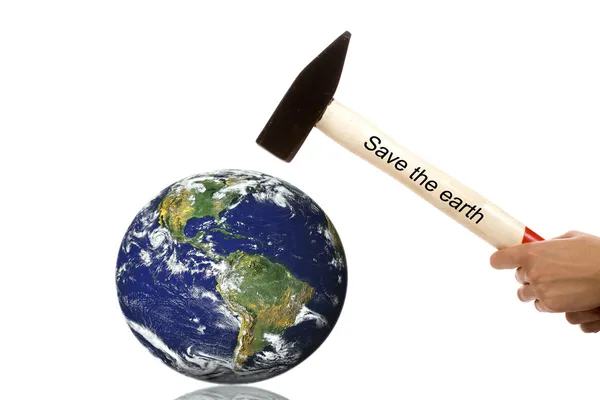 Saving earth — Stock Photo, Image