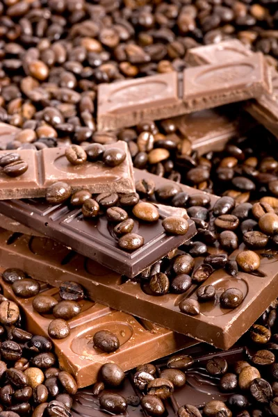Çikolata-kahve — Stok fotoğraf