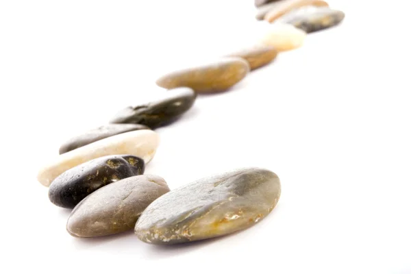 Сбалансированные камни, представляющие медитацию — стоковое фото