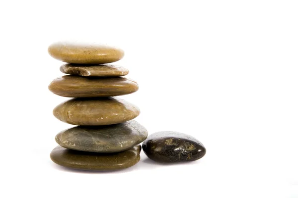 Rochers équilibrés représentant la méditation — Photo