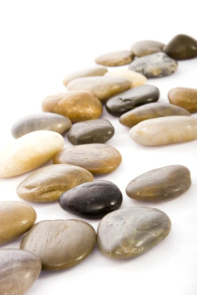 Balanserad stenar som representerar meditation — Stockfoto