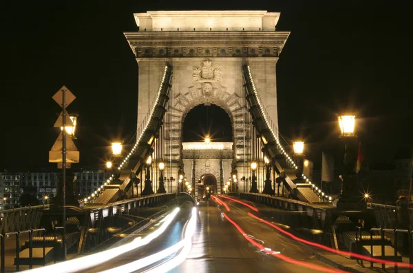 Budapest på natten — Stockfoto