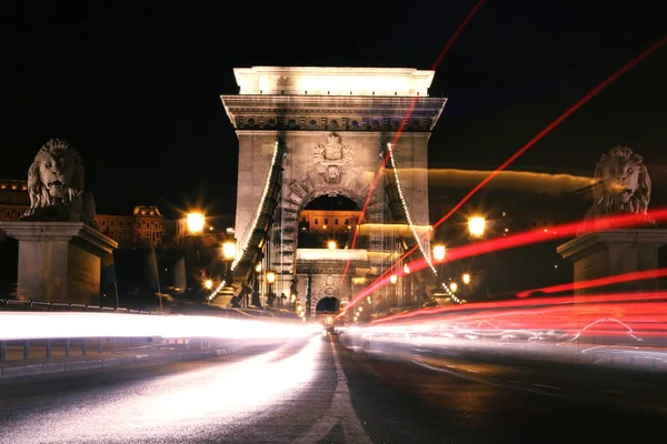 Gece Budapeşte — Stok fotoğraf