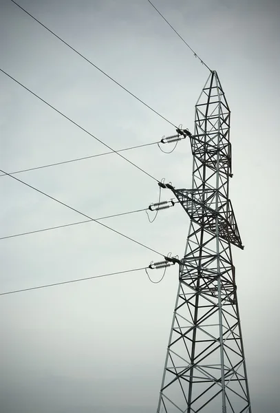 stock image High voltage tower