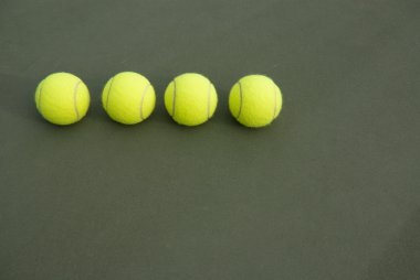 Tennis balls clipart