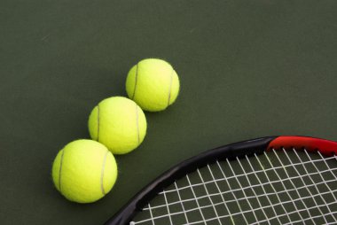 Tennis balls clipart