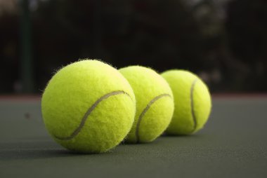 Tennis balls clipart