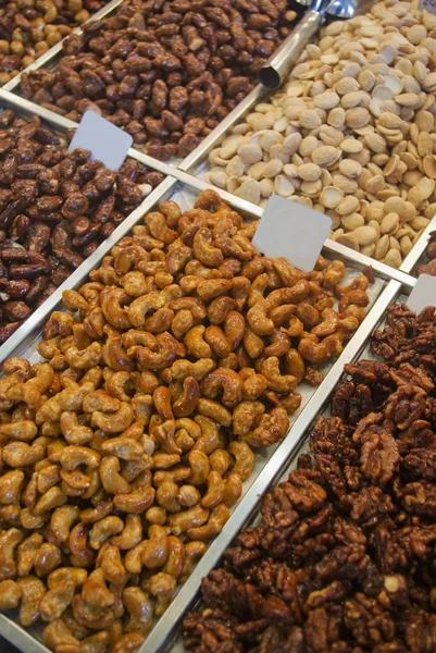 Stock image Nuts and candles