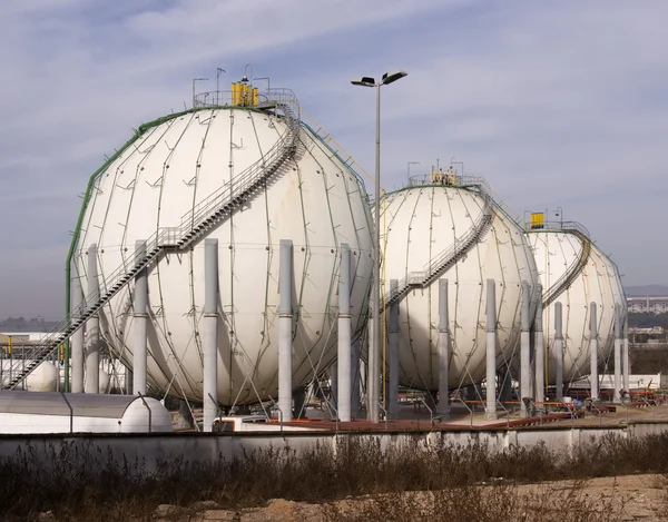 Gas tanks — Stock Photo, Image