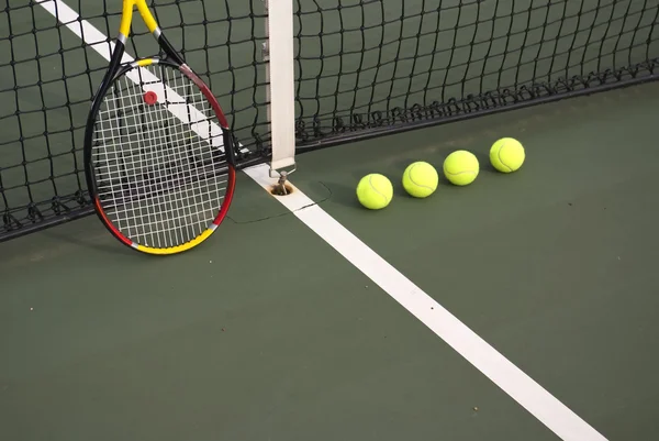 Bolas de tenis amarillas — Foto de Stock