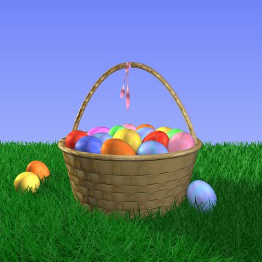 Easter Basket clipart