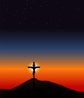 Jesus on the Cross clipart