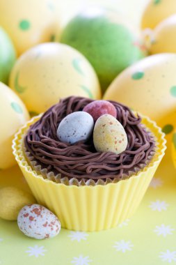 Easter cupcake clipart