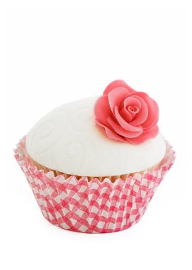 Rose cupcake clipart