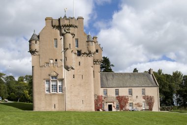 Crathes Castle in Scotland clipart