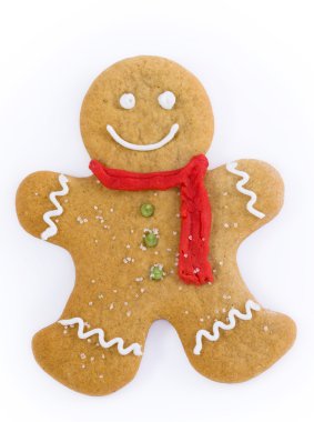 Gingerbread man clipart