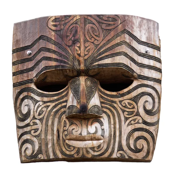 Escultura maori — Fotografia de Stock