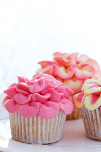 Mini cupcakes de flores —  Fotos de Stock