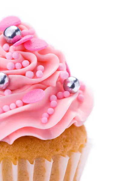 Ροζ cupcake — Φωτογραφία Αρχείου