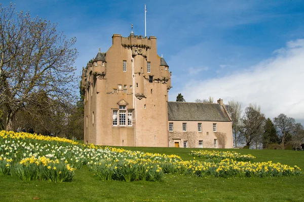 Crathes hrad ve Skotsku — Stock fotografie
