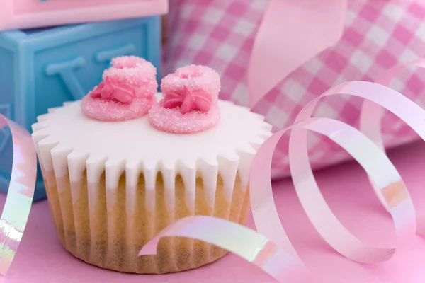 Cupcake para una ducha de bebé —  Fotos de Stock