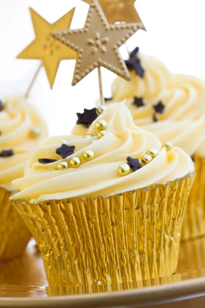 Cupcake d'oro — Foto Stock