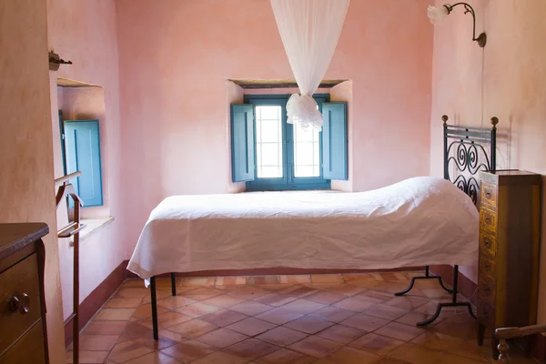 stock image Rustic bedroom