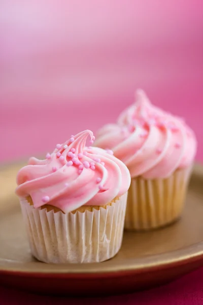 Mini cupcakes roses — Photo