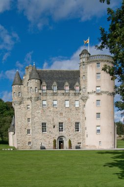 Castle Fraser in Scotland clipart