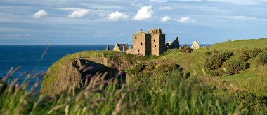 Dunottar Castle in Scotland clipart