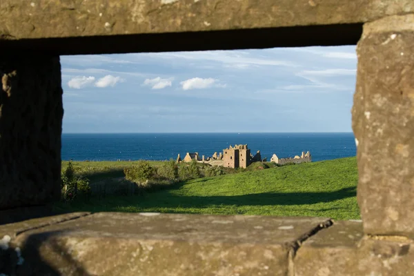 在苏格兰的 dunottar 城堡 — 图库照片