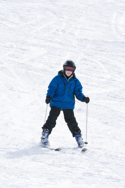 stock image Boy skiing