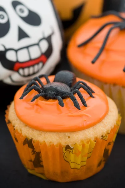 Halloween cupcakes Stock Photo