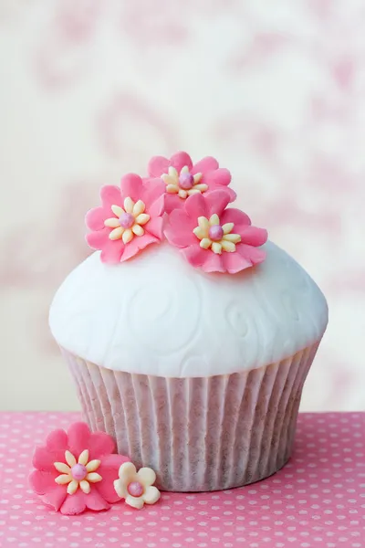 Cupcake λουλούδι — Φωτογραφία Αρχείου