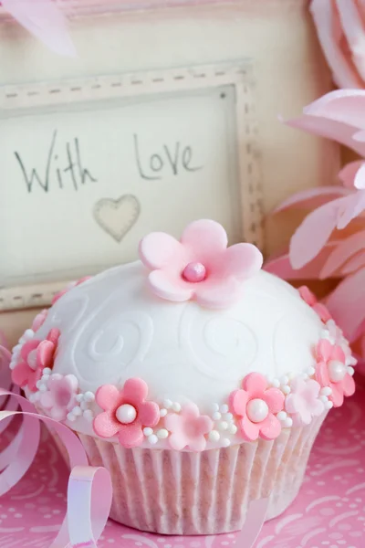 Cupcake presente — Fotografia de Stock