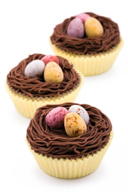 Easter cupcakes clipart