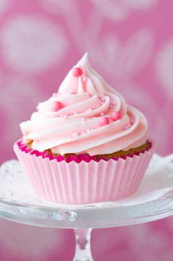 Pink cupcake clipart