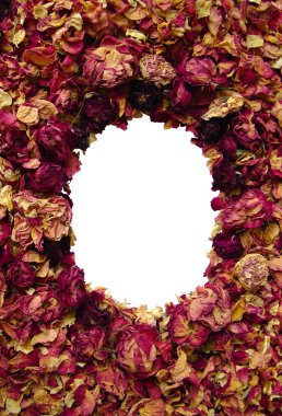 Frame of roses clipart