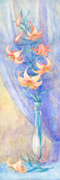 Lilies in Vase